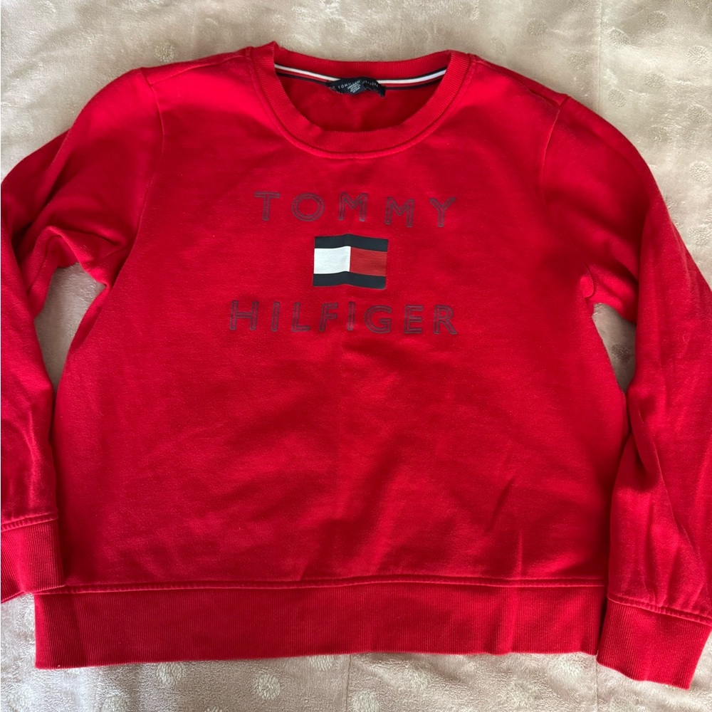 Tommy Hilfiger Bold Red Crewneck